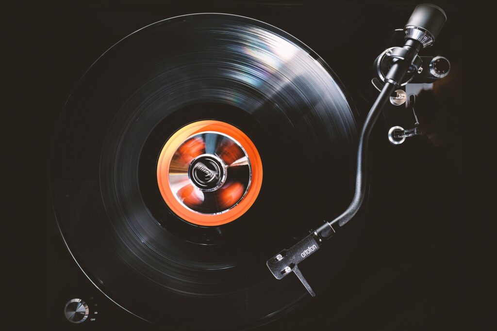 Vinyl Hero Section